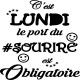 Sticker C'est lundi