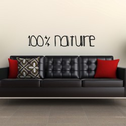 Sticker 100% nature