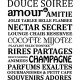 Sticker Douce soirée amour et amitié