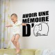 Sticker Avoir une mémoire d'éléphant