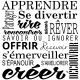 Sticker citation Apprendre, créer,...