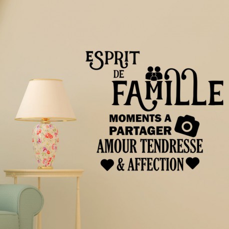 Sticker Esprit de famille