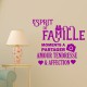 Sticker Esprit de famille