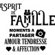 Sticker Esprit de famille