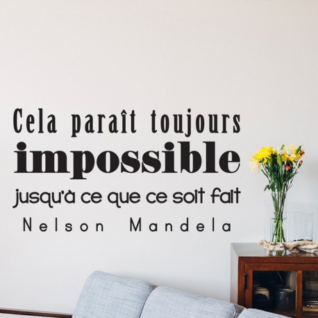 Sticker cela parait toujours impossible