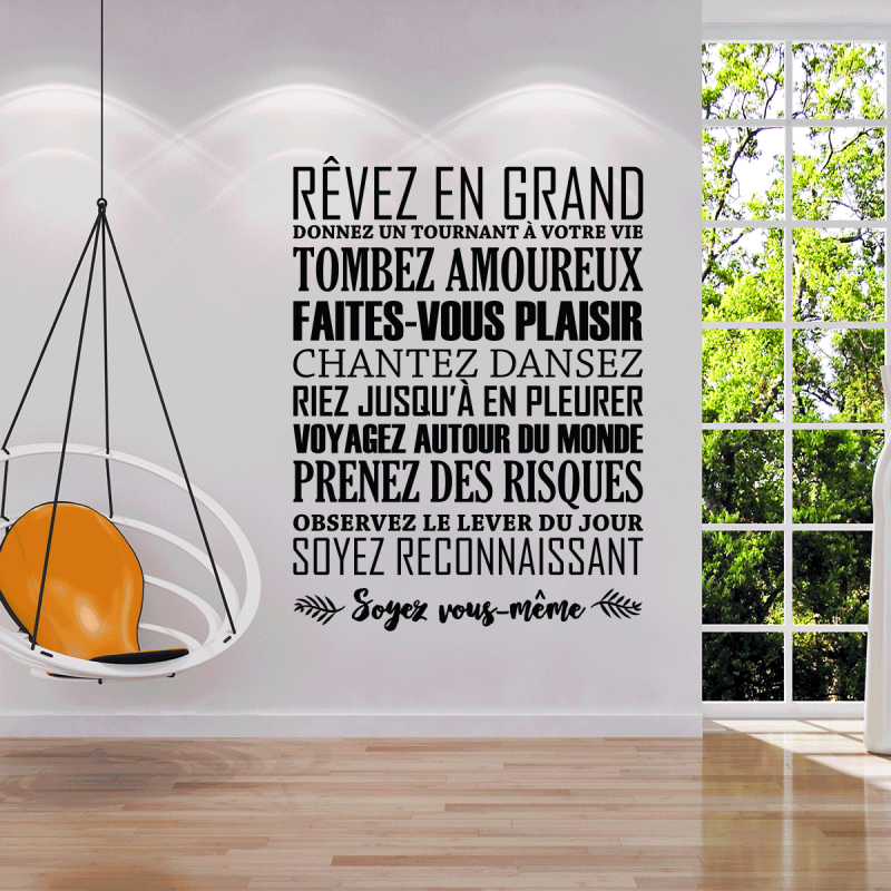 Sticker citation gastronomie pas cher - Stickers Citations discount - stickers  muraux - madeco-stickers