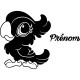 Sticker prénom personnalisable Perroquet