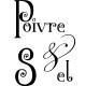 Sticker Poivre & sel