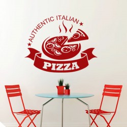 Sticker cuisine Authentic Italian Pizza