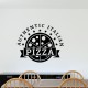 Sticker Authentic Italian pizza II