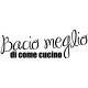 Sticker Bacio meglio di come cucino