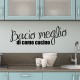 Sticker Bacio meglio di come cucino