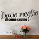 Sticker Bacio meglio di come cucino