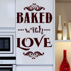 Sticker cuisine Baked with love