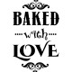 Sticker Baked with love