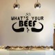 Sticker cuisine So, what's your beef