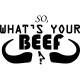 Sticker cuisine So, what's your beef