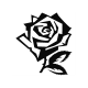 Sticker fleur Rose