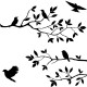 Sticker Branches d’arbre et les oiseaux