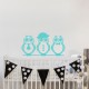 Sticker Hiboux rigolos