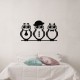 Sticker Hiboux rigolos