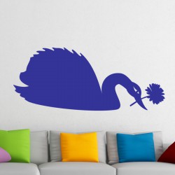 Sticker Le cygne amoureux