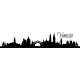 Sticker Venise skyline 