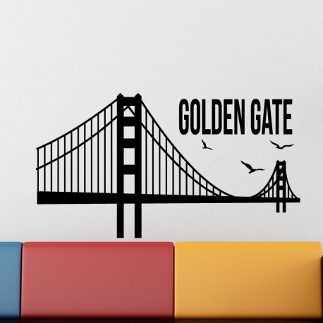 Sticker Golden gate