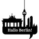 Sticker Bonjour Berlin!