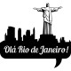 Sticker Bonjour Rio!