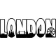 Sticker lettres de Londres