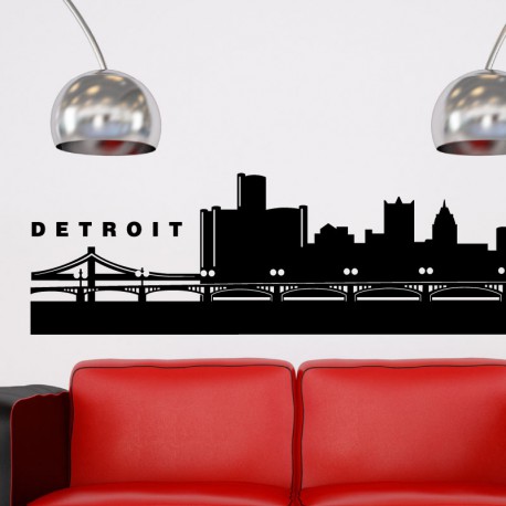 Sticker Detroit horizon