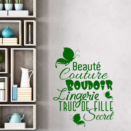 Sticker Beauté, couture, boudoir