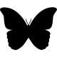 Sticker design Papillon