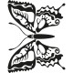 Sticker papillon décoratif