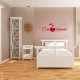 Sticker citation chambre Coin d'amour