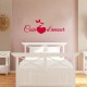 Sticker citation chambre Coin d'amour