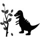 Sticker Dinosaure près d'un arbre