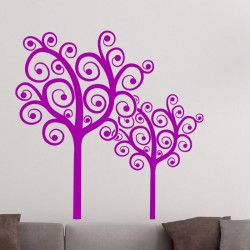 Sticker Arbre artistique