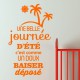 Sticker Comme un doux baiser déposé