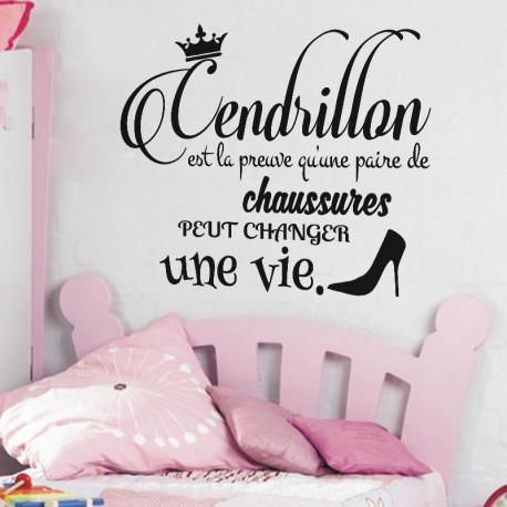 Sticker citation Cendrillon