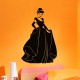 Sticker Silhouette princesse