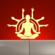 Sticker Homme faisant du yoga