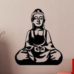 Sticker Bouddha assis