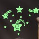 Sticker étoiles souriant phosphorescent