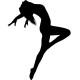 Sticker Danseuse acrobate