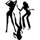 Sticker trois danseuses