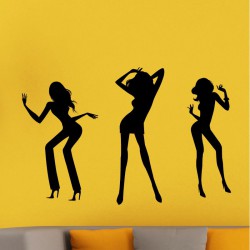 Sticker trois danseuses