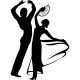 Sticker danseurs flamenco