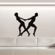 Sticker Danseurs en mouvement